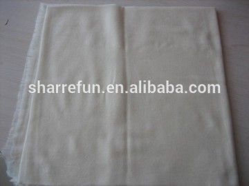 Super fine 38NM/1 solid color woven pure cashmere shawl
