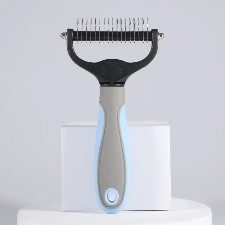 Double Sided Pet Grooming Comb for Cat and Dog Hair Removal