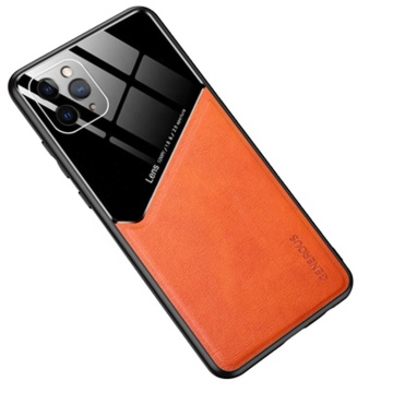 INS Luxury Leather Car Magnetic Phone Case for Huawei and Honor Models