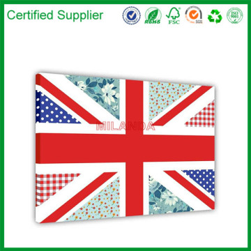 CANVAS WALL ART PRINTS FLORAL UNION JACK FLAG PICTURES PHOTO PRINTING HOME DECOR WOODEN BOX FOR HOME DECOR