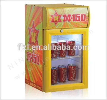 Fashion model counter top freezer display freezer for drinks