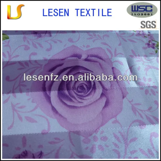 Lesen textile hot sale cheap printed polyester curtain fabric / fabric for curtains