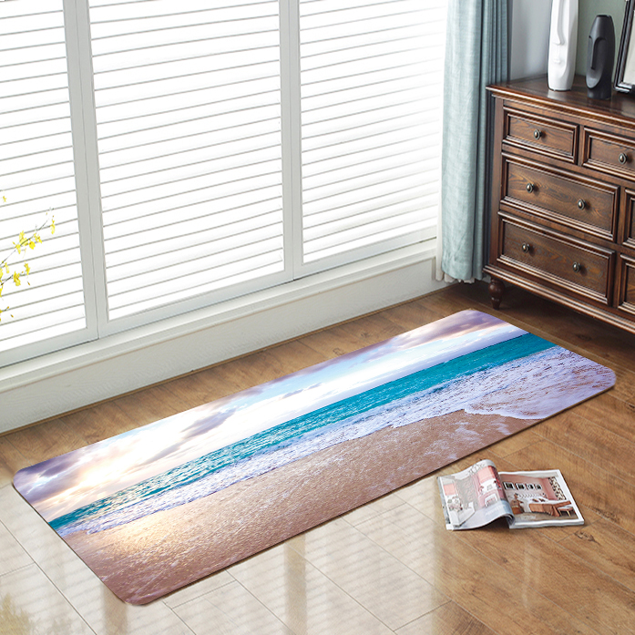 Flannel high definition digital printed floor mat- (5)-5