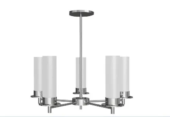 Glass Pendant Lights in European Style, with Frosted Glass Shape