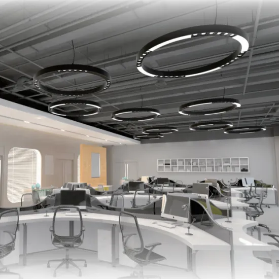 Hlinear L4080-C-L-D900 Lens Series Circle Light LED Circle Pendant Light Indoor Design Lens Round Linear Light