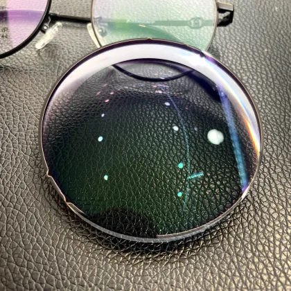 1.56 UV420 Anti Blue Light Myopia Single Vision Photochromic Gray Optical Lenses