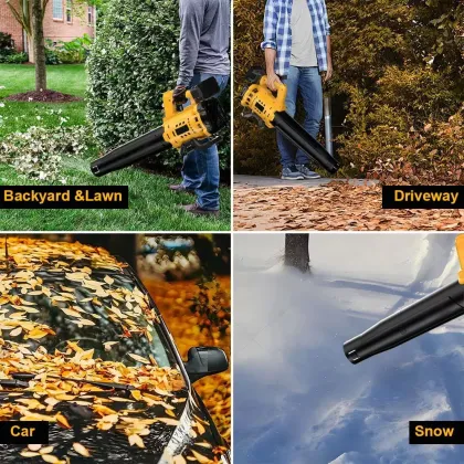 Cordless Electric Backpack Leaf Blower: Industrial-Grade, Handheld, Battery-Powered Blowers for Efficient Leaf Clearance