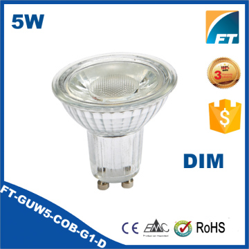 FT-GUW5-COB-G2-D 5W GU10 AC110V/230V Dimmable LED Spot Light