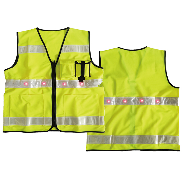 Traffic Warning Vest with Light