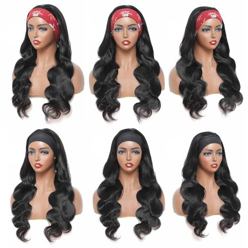 Body Wave Headband Wig Human Hair