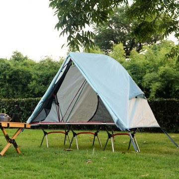 Outdoor Automatic Cheap Camping Folding Bed with Mesh Tent