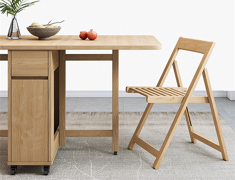 Foldable Wooden Desk And Chair Set