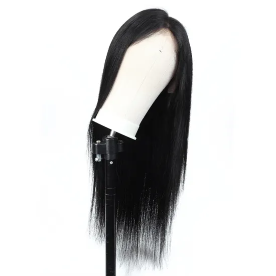 Raw Indian Hair Wig Vendor Straight Glueless Lace Closure Human Hair Wig Virgin Cuticle Aligned Hair Unprocessed 4x4 HD Lace Wig