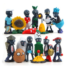 16pcs/Lot Plants vs Zombies PVC Action Figures Toys PVZ Plant and Zombies SunFlower Kernel Action Figure Collection Model Toy