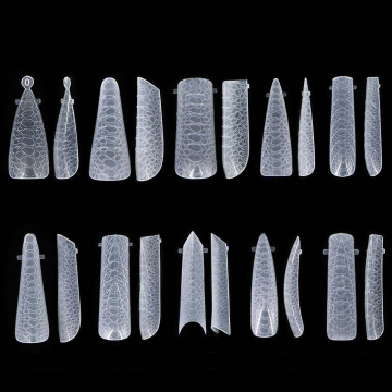 120pcs Acrylic Nail Extension Forms - Innovative Design in Plastic Nail Forms