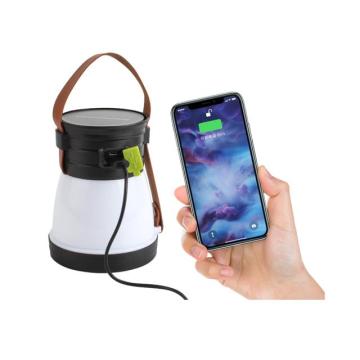 Rechargeable Solar Flashlight - Emergency Light and Camping Headlamp