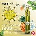 Orijinal Yuoto minibar 1200puffs tek kullanımlık vape