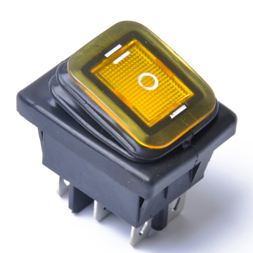 12V 15A 6Pin Waterproof Rocker Switch With Lamp Light DPST On/Off/On Wholesale Price at Bajutu for Car Boat