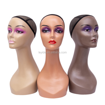 Mannequin Head For Wig Display Wig Head Stand Doll Head Female Model Without Shoulders Mask Sunglass Hat Hair Wigs Display Stand