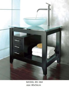Wooden vanity/bathroom furniture/solid wood cabinet