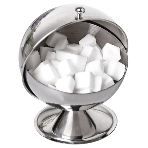 Stainless Steel Multi-purpose Sugar Bowl With Roll Top