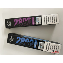 Venta caliente 2800 bocanadas de vapicio desechable Puff Flex
