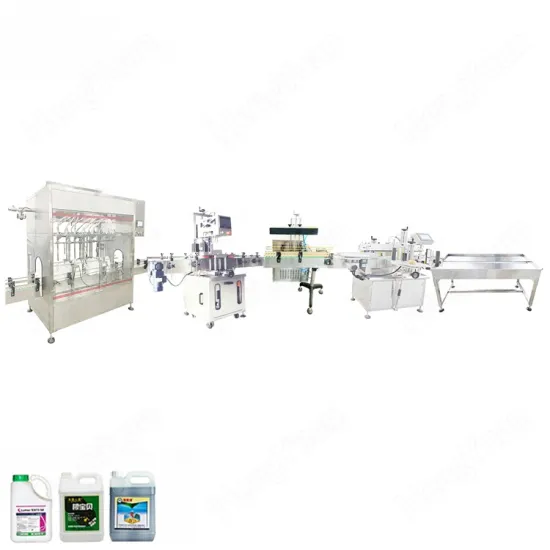 1-5 Liter Farm Chemical Barrel Filling and Packaging Line