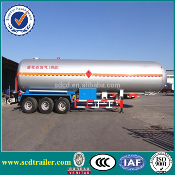 First class Chinese manufacturing lpg tanker/tank trailer 25ton carbon steel international sale