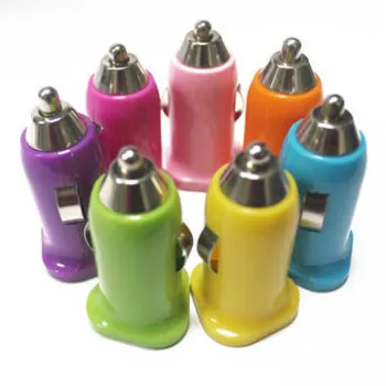 Hot-Selling small and colorful USB car chargerNew
