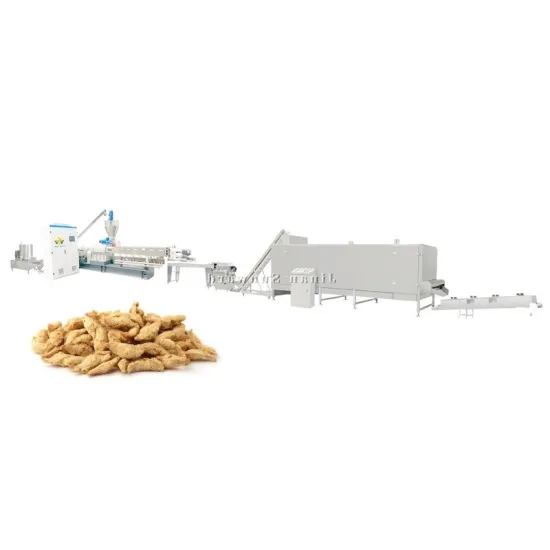 High-Volume TVP Soya Vegan Protein Extrusion Equipment & Drying Solution
