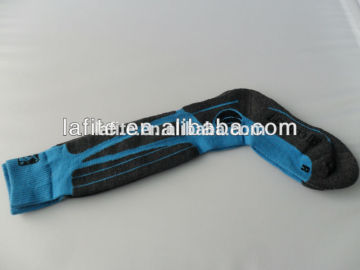 Terry oem customed 2015 winter thick warm outdoor socks with knee high socks