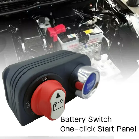 50A Battery Isolator Switch Engine Start Switch Panel