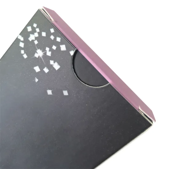 Clear Window Design Colorful Eyelash Paper Box