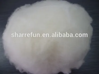 Chinese lamb wool natural white,lamb wool 16.5mic/30mm for spinning