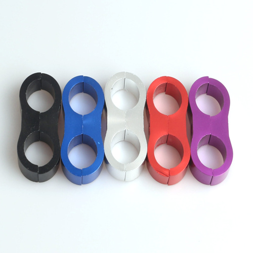 AN4 Aluminum alloy automobile oil line clamp