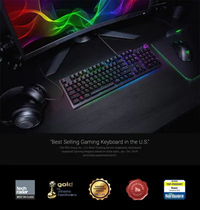 Razer Huntsman Elite Linear Optical Switch RGB Gaming Keyboard