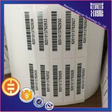 Printing Barcode Security Label Seal