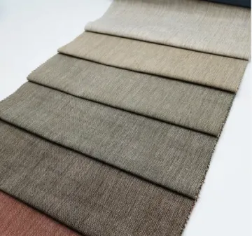 Polyester Linen Burlap Twill Imitate Fabric