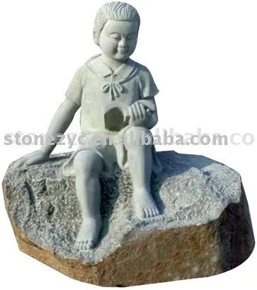 stone sculpture-person