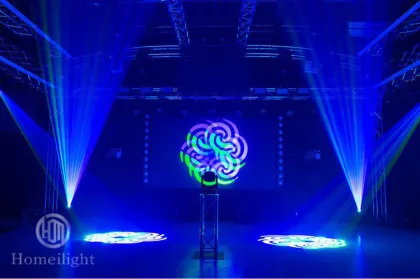 ADJ Products Stage Lighting - 120W/100W LED Spot Moving Head for Clubs and Parties