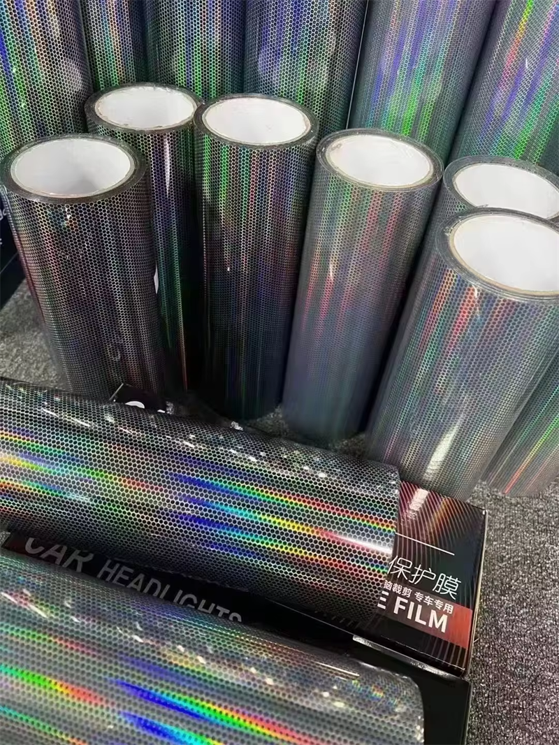 Rainbow Laser Headlight Film1