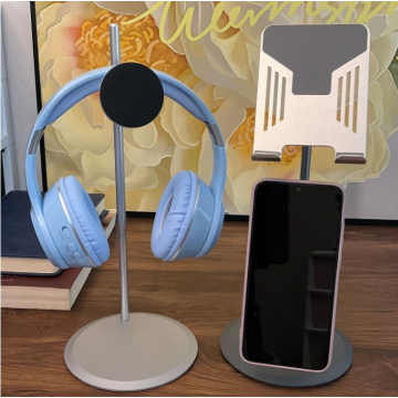 İnternet Kafeler için Masaüstü Çok Fonksiyonlu Kulaklık Standı