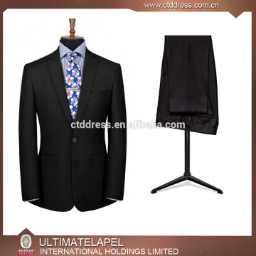 hign grade 100% wool 2 buttons notch lapel mens custom suits