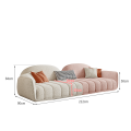 Maxky light luxury fabric sofa simple