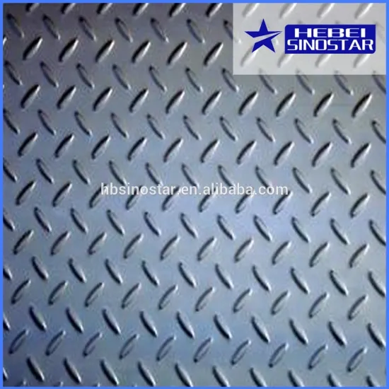 Hot Rolled Chequered Steel Anti-skid sheet/plate with best quality in China