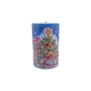 Customized Tinplate Candy Iron Box Round Gift Box