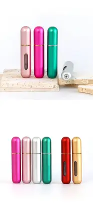 Aluminum Refillable Perfume Atomizer Bottle