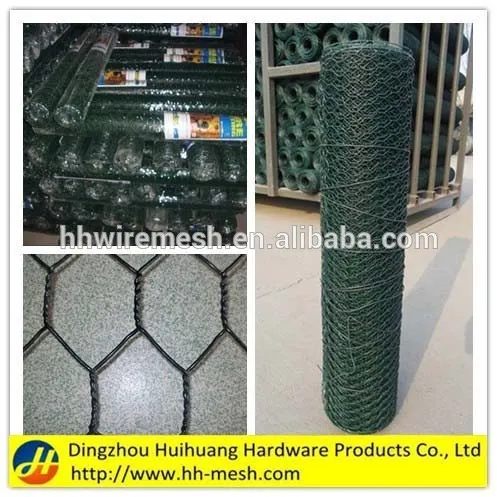 China Supplier Green PVC Coated Chicken Rabbit Wire Mesh Fence Fencing