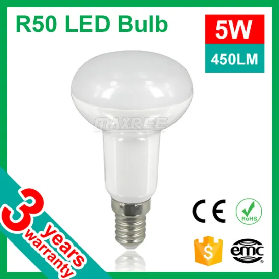 New Arrival long lifetime 50000Hrs best R50 led bulb 5W