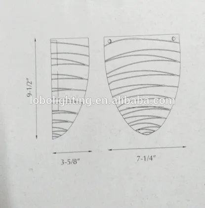 sconce loft/bathroom wall sconce/glass wall deco/parlor lamp